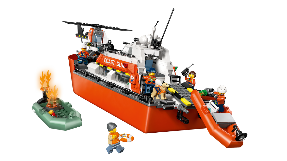 LEGO City Rannavalve päästepaat ja helikopter 60504L