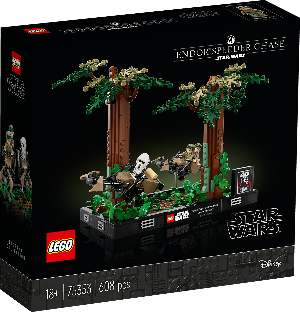 LEGO Star Wars Endor-i kiirendaja tagaajamise dioraam 75353L