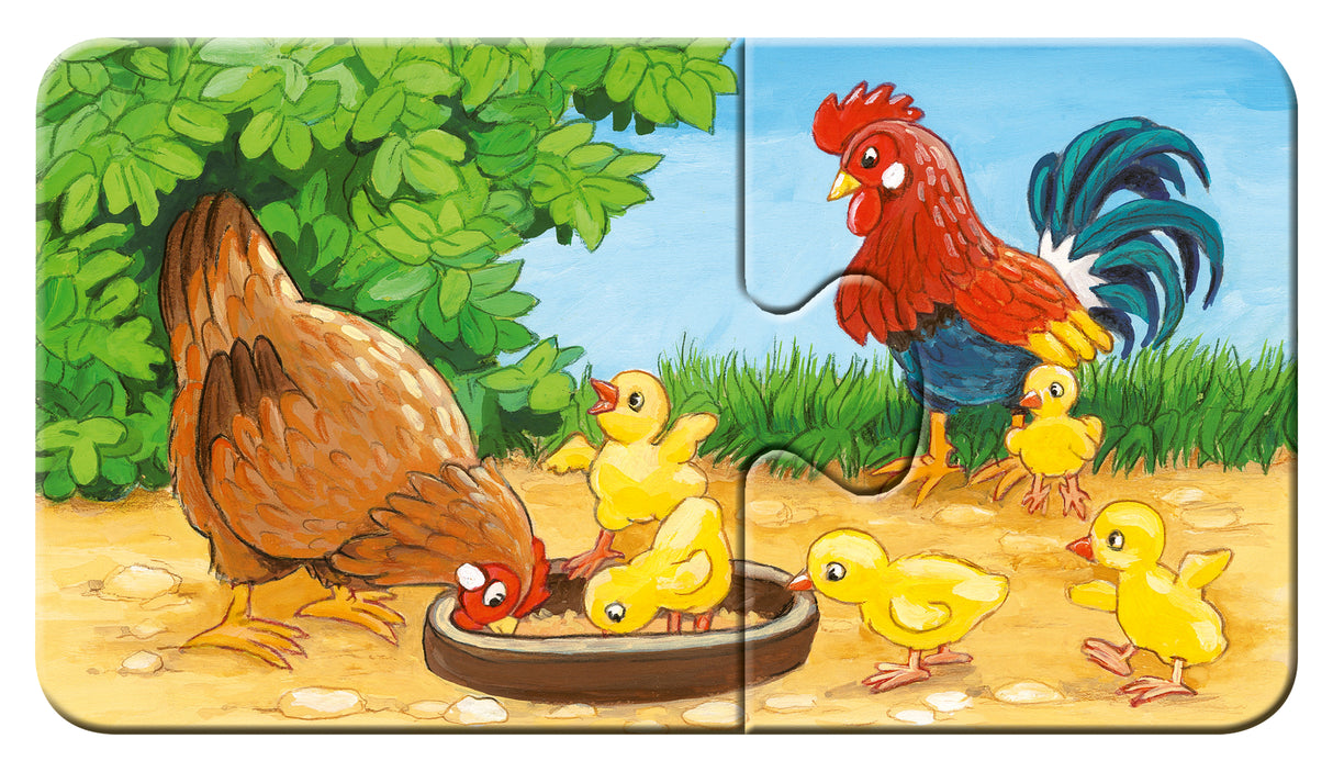 Ravensburger minu esimene pusle 9x2 tk Taluloomad
050727V