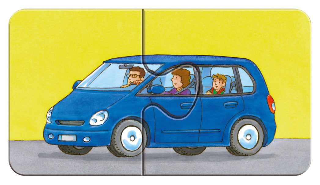 Ravensburger minu esimene pusle 9x2 tk Ametiautod
073320V