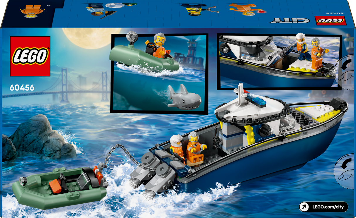 LEGO City Ujuva politseipaadi tagaajamine 60456L