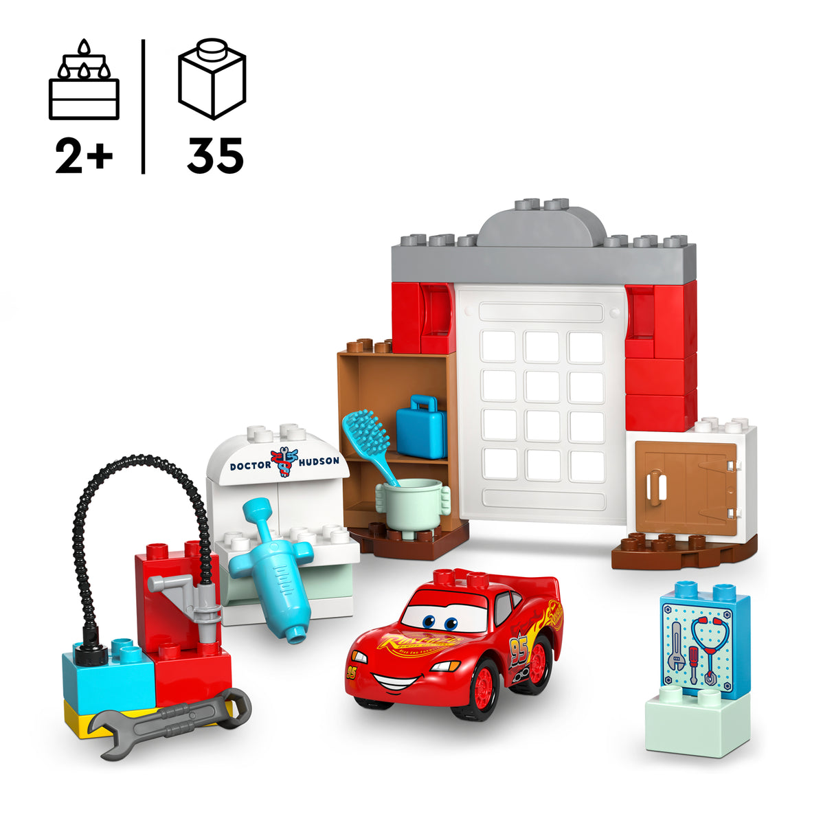 LEGO DUPLO Mcqueeni külaskäik doci garaaži 10456L