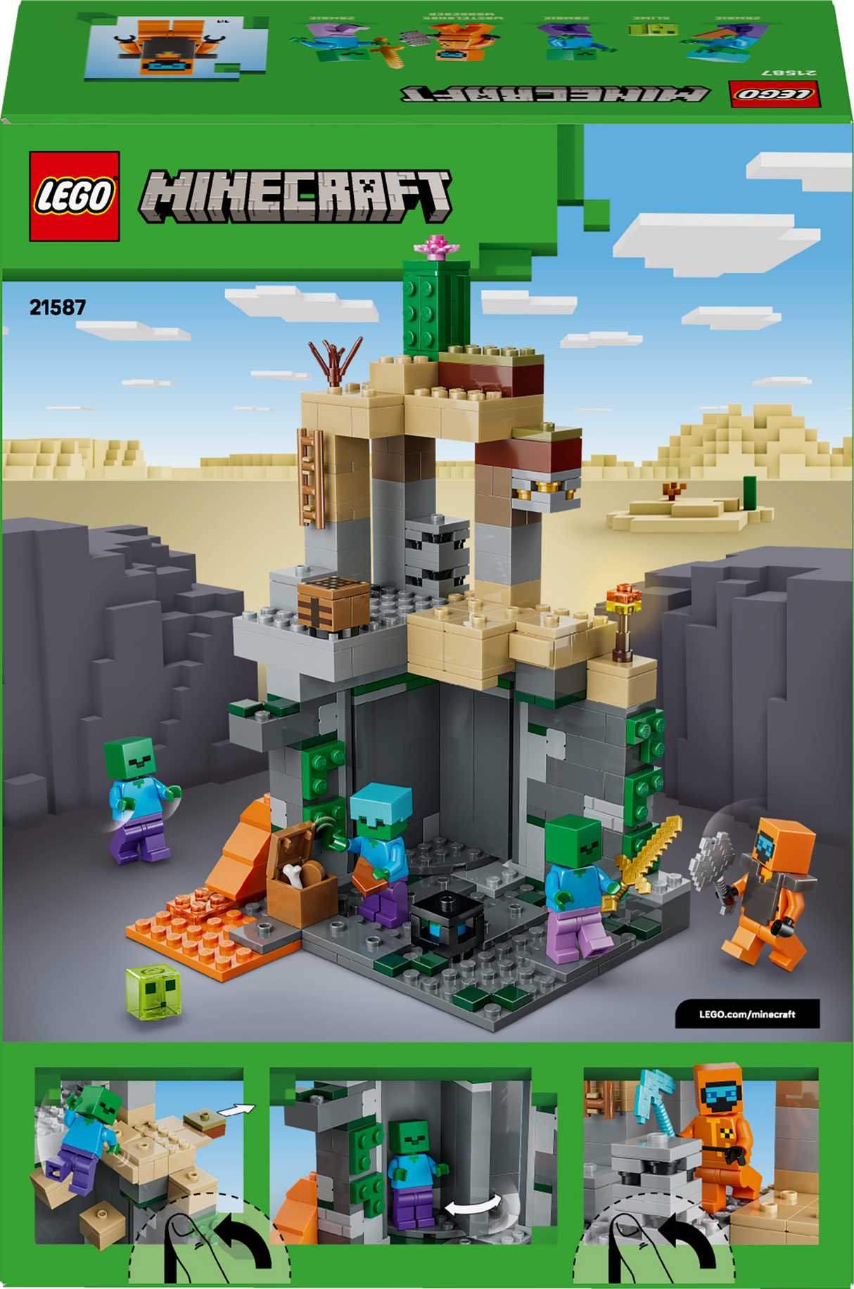 LEGO Minecraft Zombi vangikong 21587L