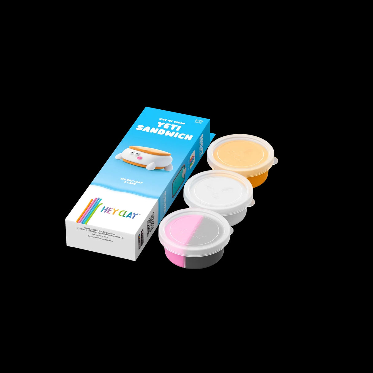 HEY CLAY voolimismass 3 tk: jeti võileib 30142E