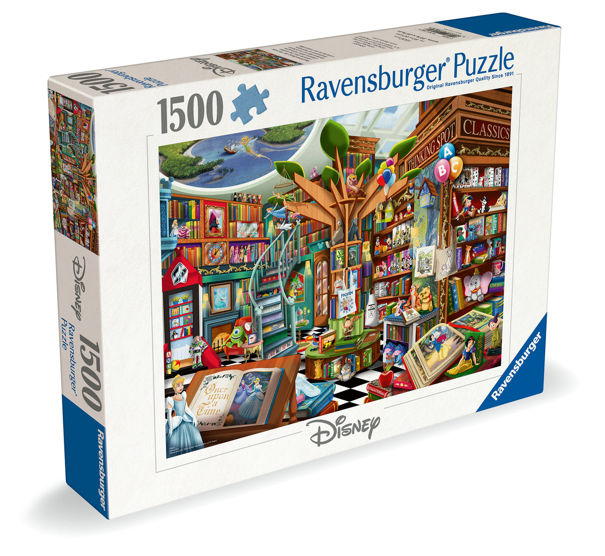 Ravensburger pusle 1500 tk: maagiline Disney raamatupood 12001582V