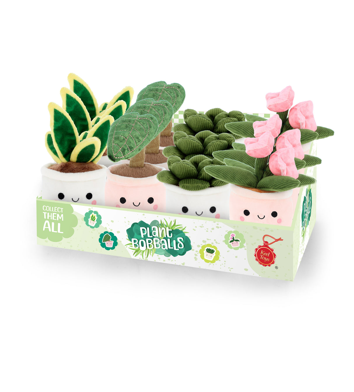Keel Toys Bobballs taimed 12 cm – 4 erinevat SF3030K