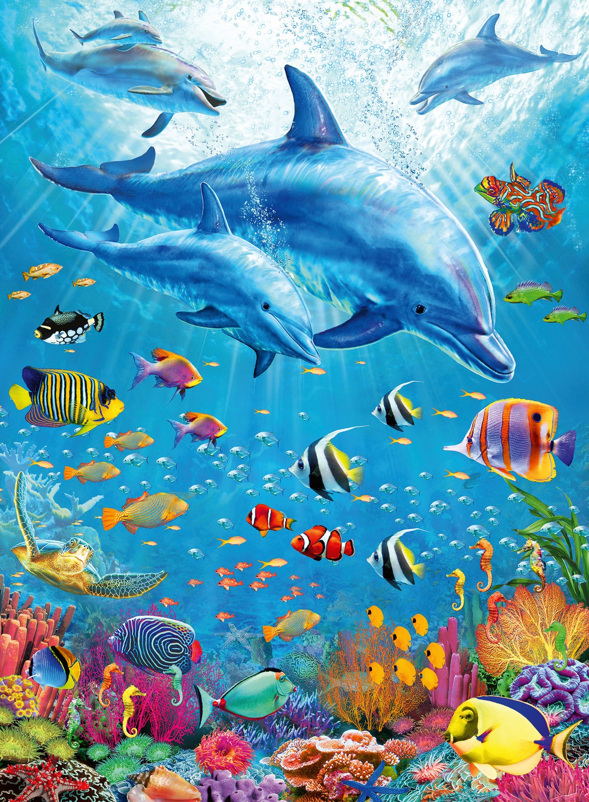 Ravensburger pusle 100 tk Delfiinid 128891V