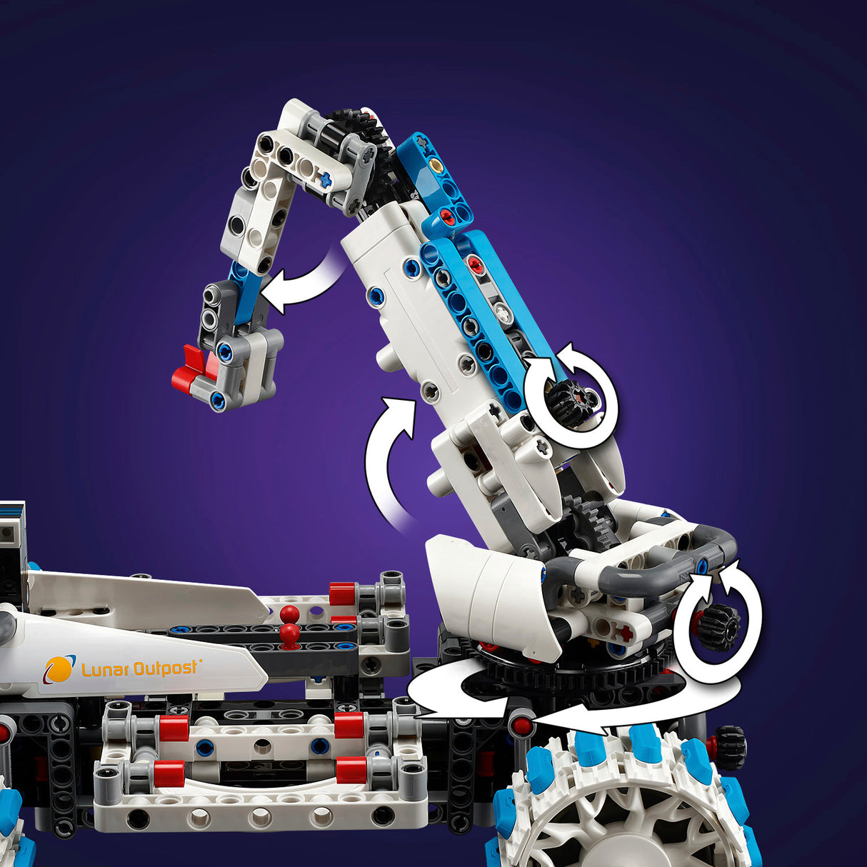 LEGO Technic Lunar Outpost kuukulguri kosmosesõiduk 42211L