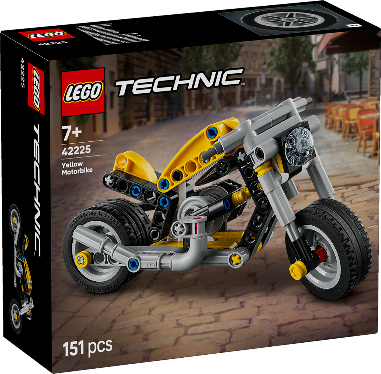 LEGO Technic Kollane mootorratas 42225L