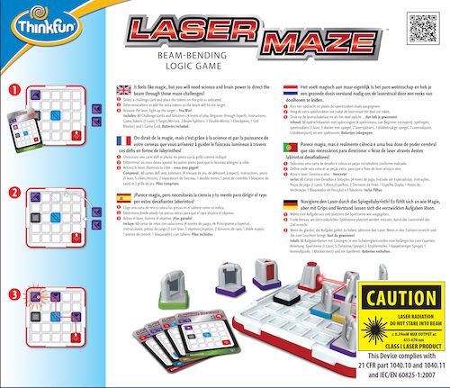 ThinkFun loogika- ja lauamäng: laserlabürint 76340F