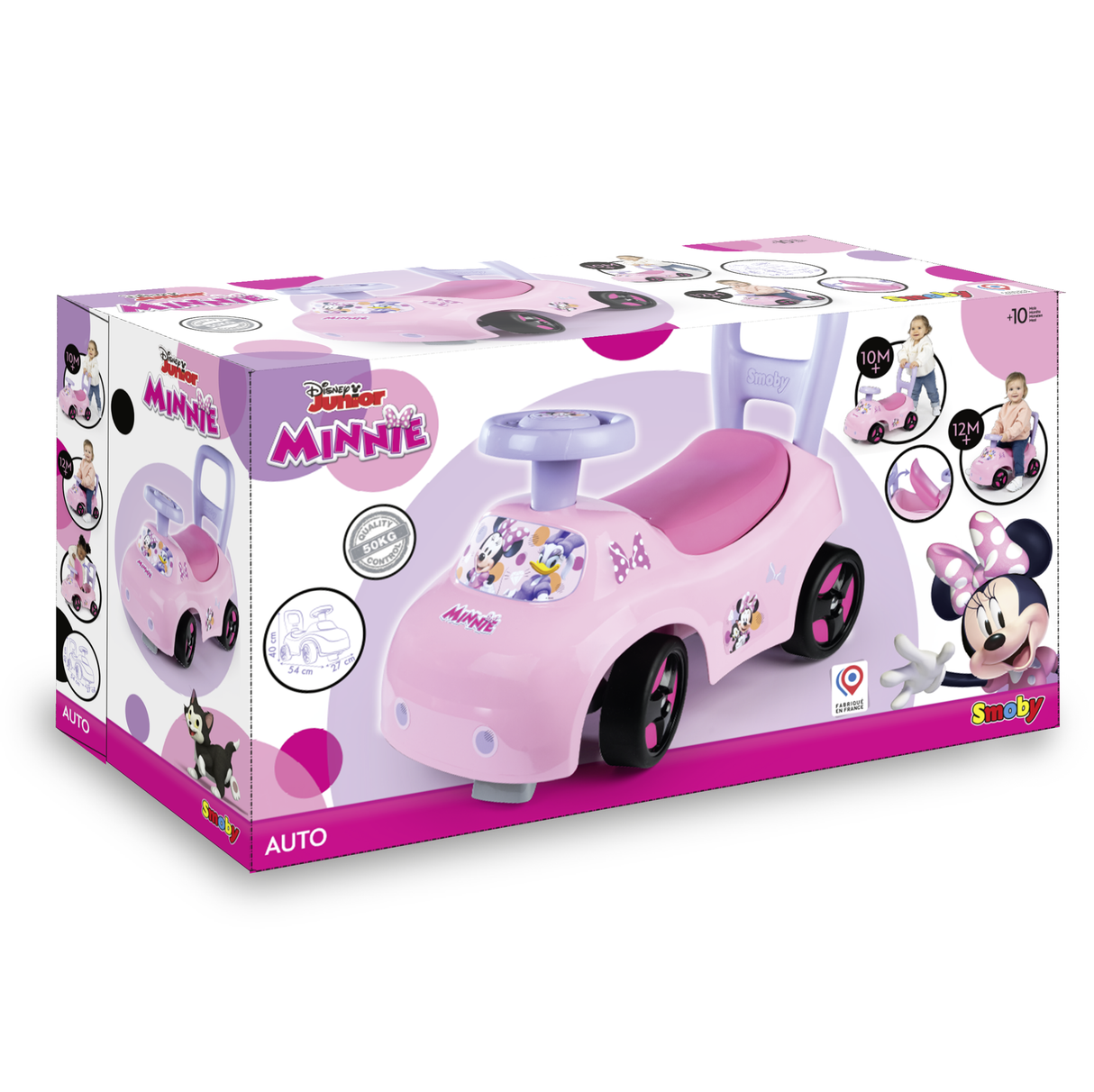 Smoby pealeistutav auto: Minnie 720544S