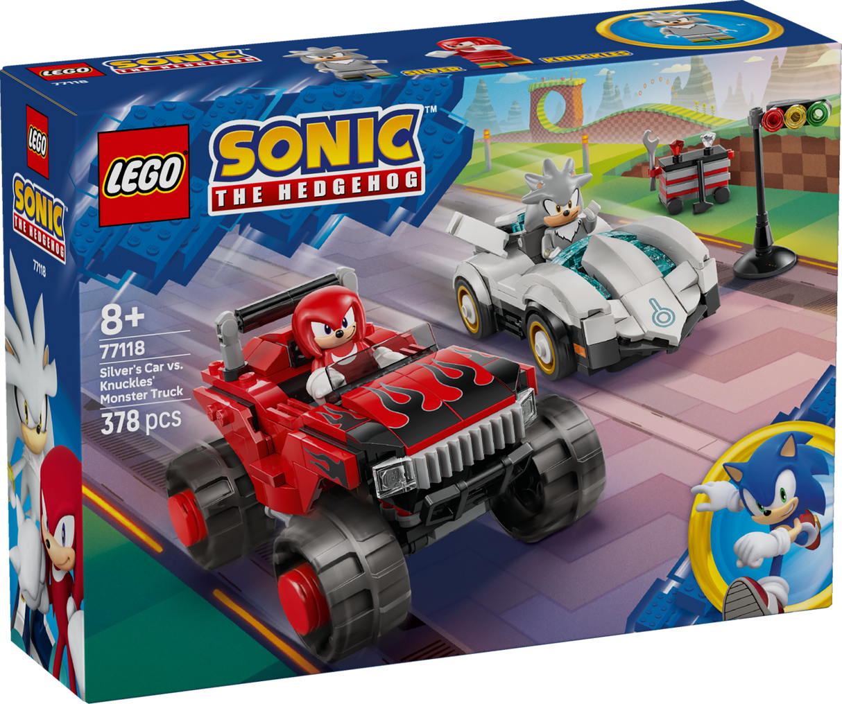 LEGO Sonic Silveri auto vs. Knucklesi hiigelveok 77118L