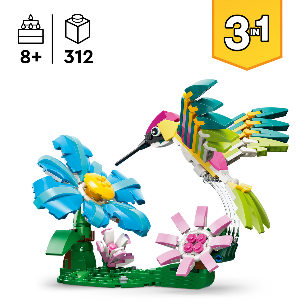 LEGO Creator Metsloomad: Värviline koolibri 31384L
