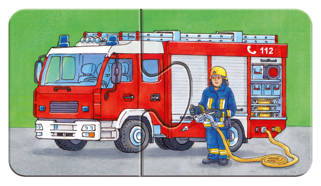 Ravensburger minu esimene pusle 9x2 tk Ametiautod
073320V