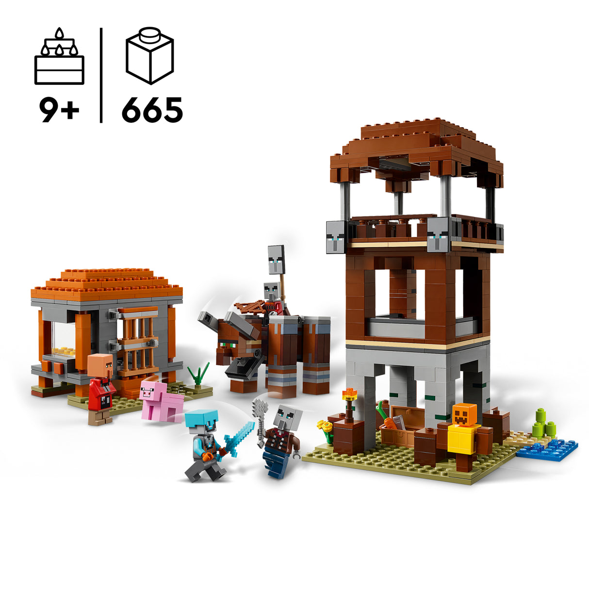 LEGO Minecraft Rüüstajate eelpost ja Laastaja
21278L