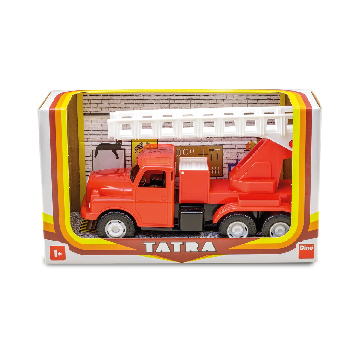 Dino tuletõrjeauto redeliga TATRA 30 cm 64535D