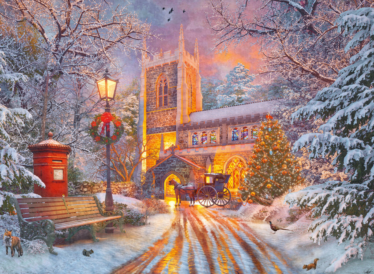 Ravensburger pimedas helendav pusle 500 tk Maagiline jõuluaeg
12000481V