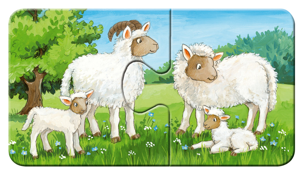 Ravensburger minu esimene pusle 9x2 tk Taluloomad
050727V
