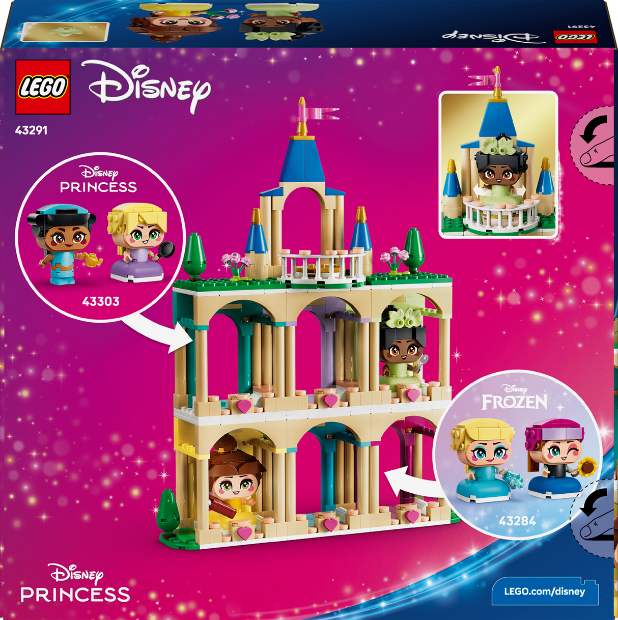 LEGO Disney Mini Belle ja Tiana lossiga 43291L
