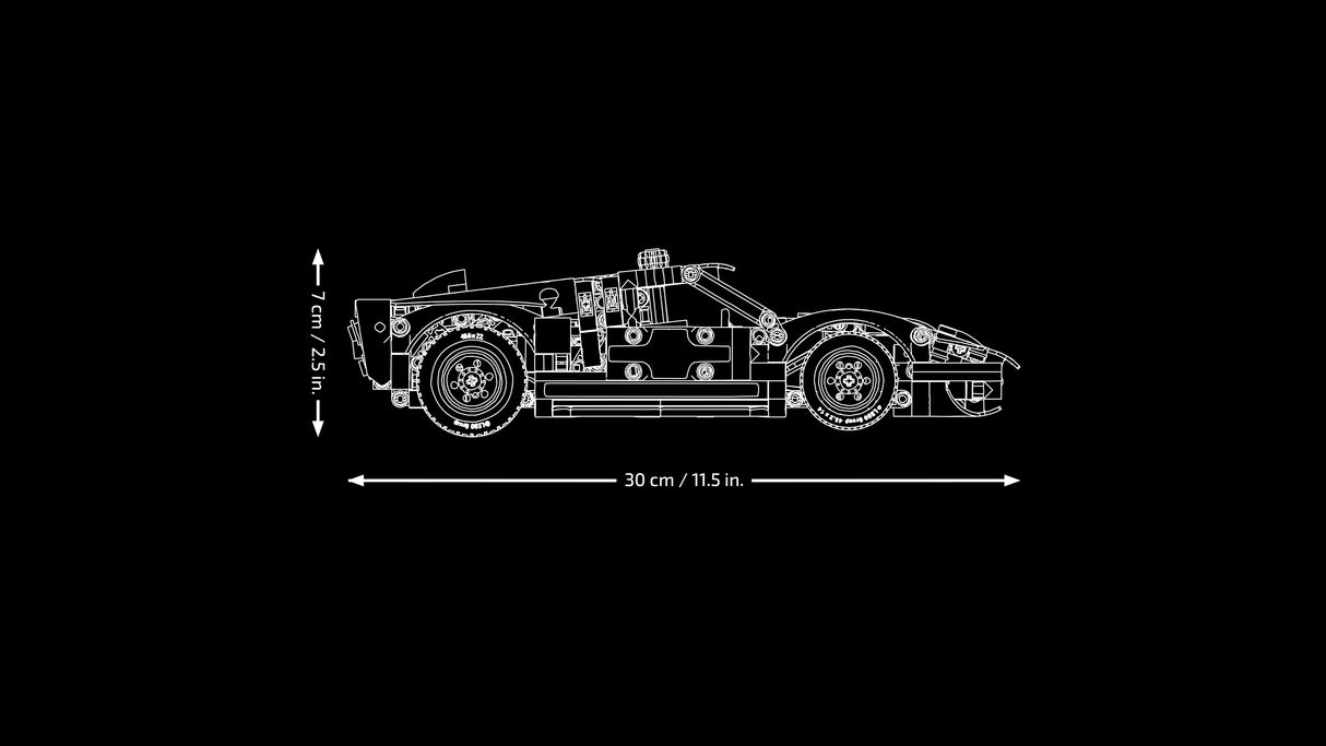 LEGO Technic 1966 FORD GT40 MKII võidusõiduauto
42223L