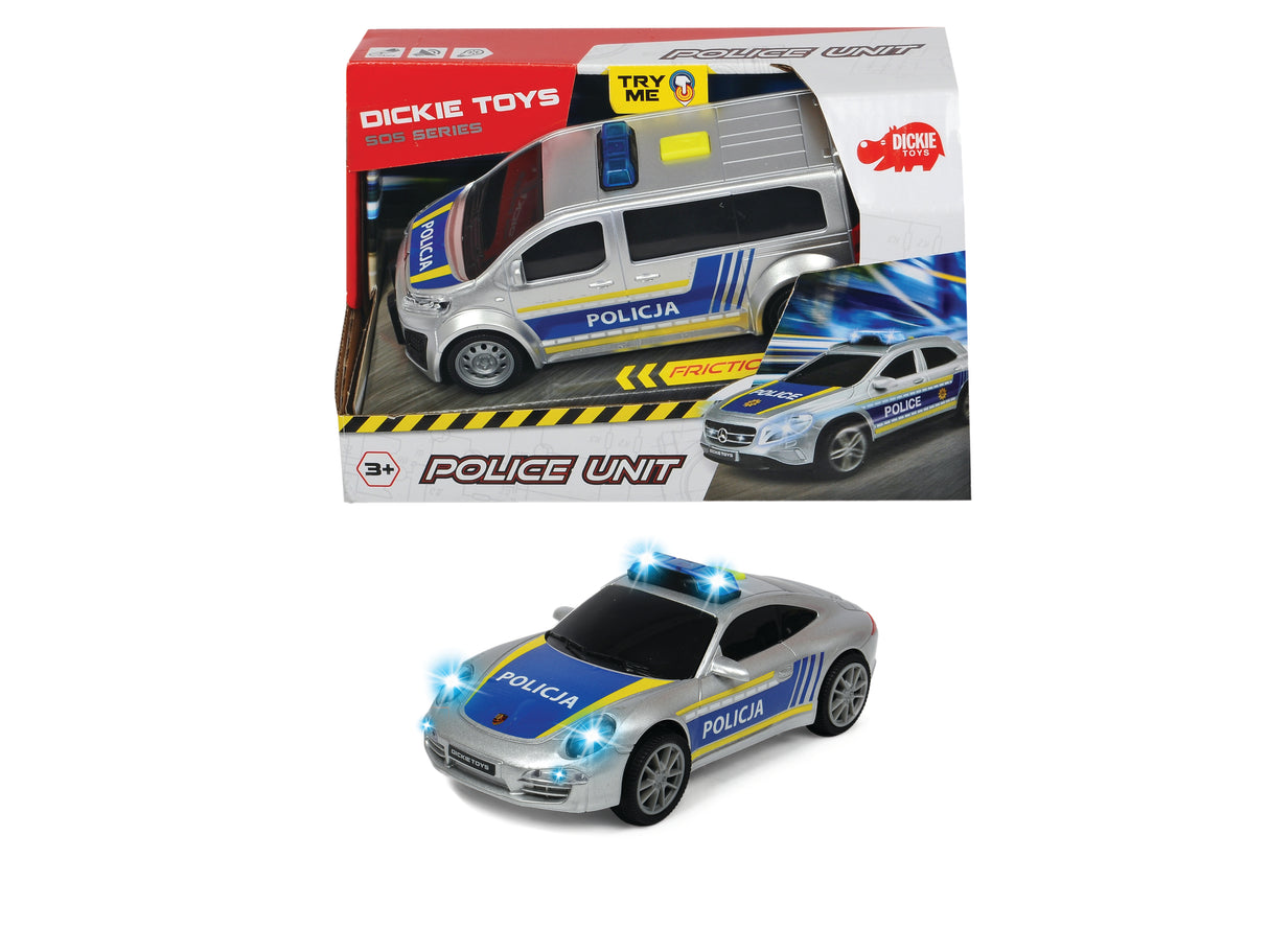Dickie Toys politseiüksus 2 erinevat 203712014B