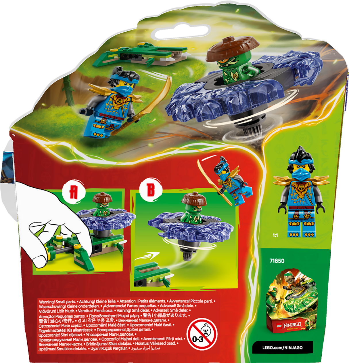 LEGO Ninjago Nya vs. Mutantkoletise spinner 71849L