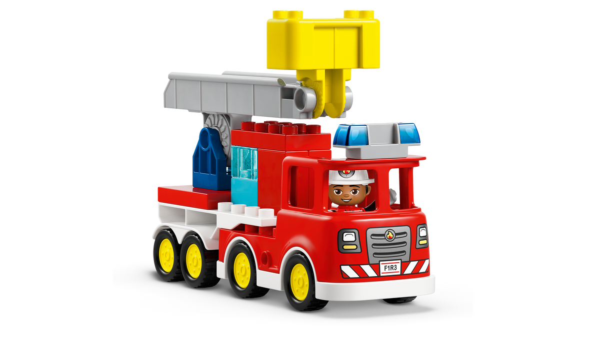 LEGO DUPLO Tuletõrjeauto vooliku ja tuletõrjujaga 10473L