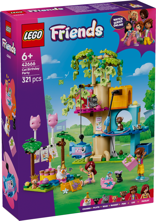 LEGO Friends Kassi sünnipäevapidu ja puuonn 42666L