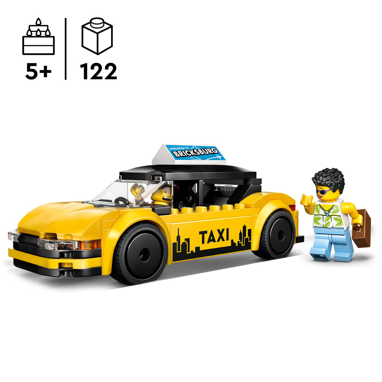 LEGO City Kollane takso 60487L