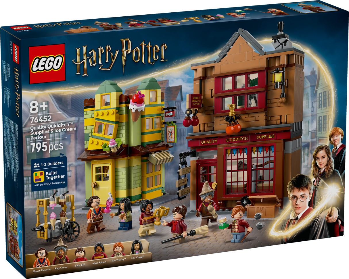 LEGO Harry Potter Kvaliteetsed lendluudpalli tarvikud ja jäätisekiosk 76452L