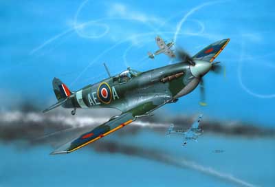 Revell liimitav mudel Supermarine Spitfire Mk. V 1:72 04164R
