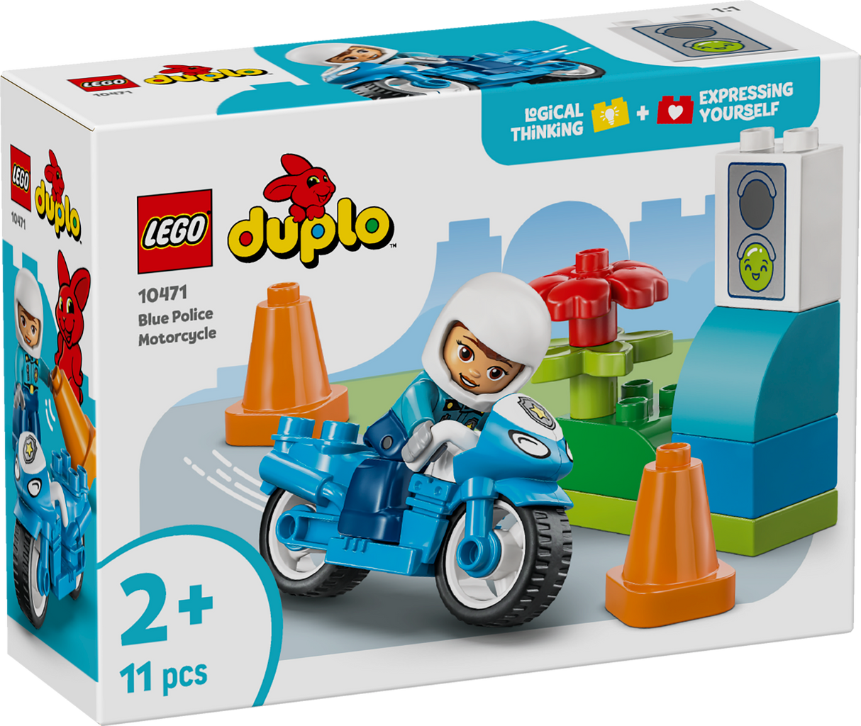 LEGO DUPLO Sinine politseimootorratas 10471L