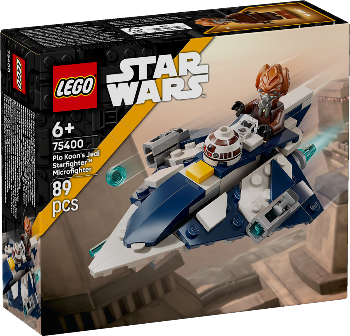 LEGO Star Wars Plo Kooni Jedi Starfighter™-i mikrovõitleja 75400L