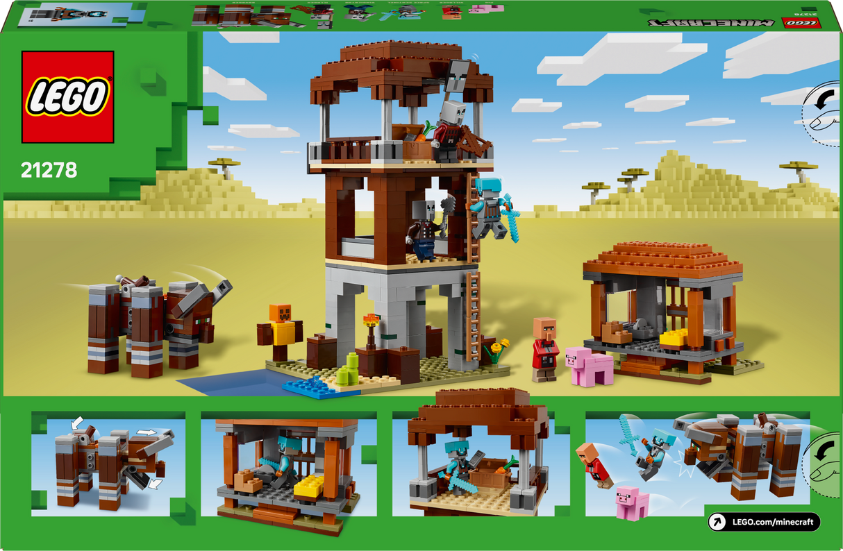 LEGO Minecraft Rüüstajate eelpost ja Laastaja
21278L
