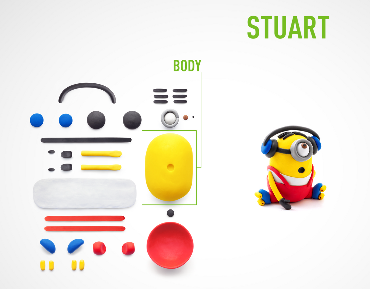 HEY CLAY voolimismass Minion Stuart 50180E