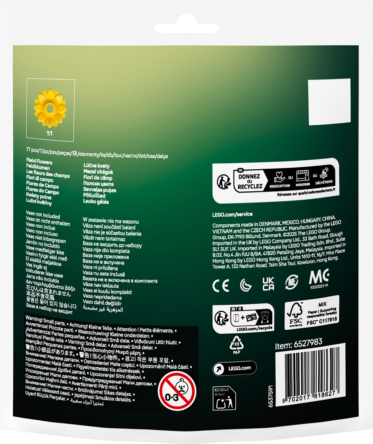 LEGO Botanicals põllulilled 30701L