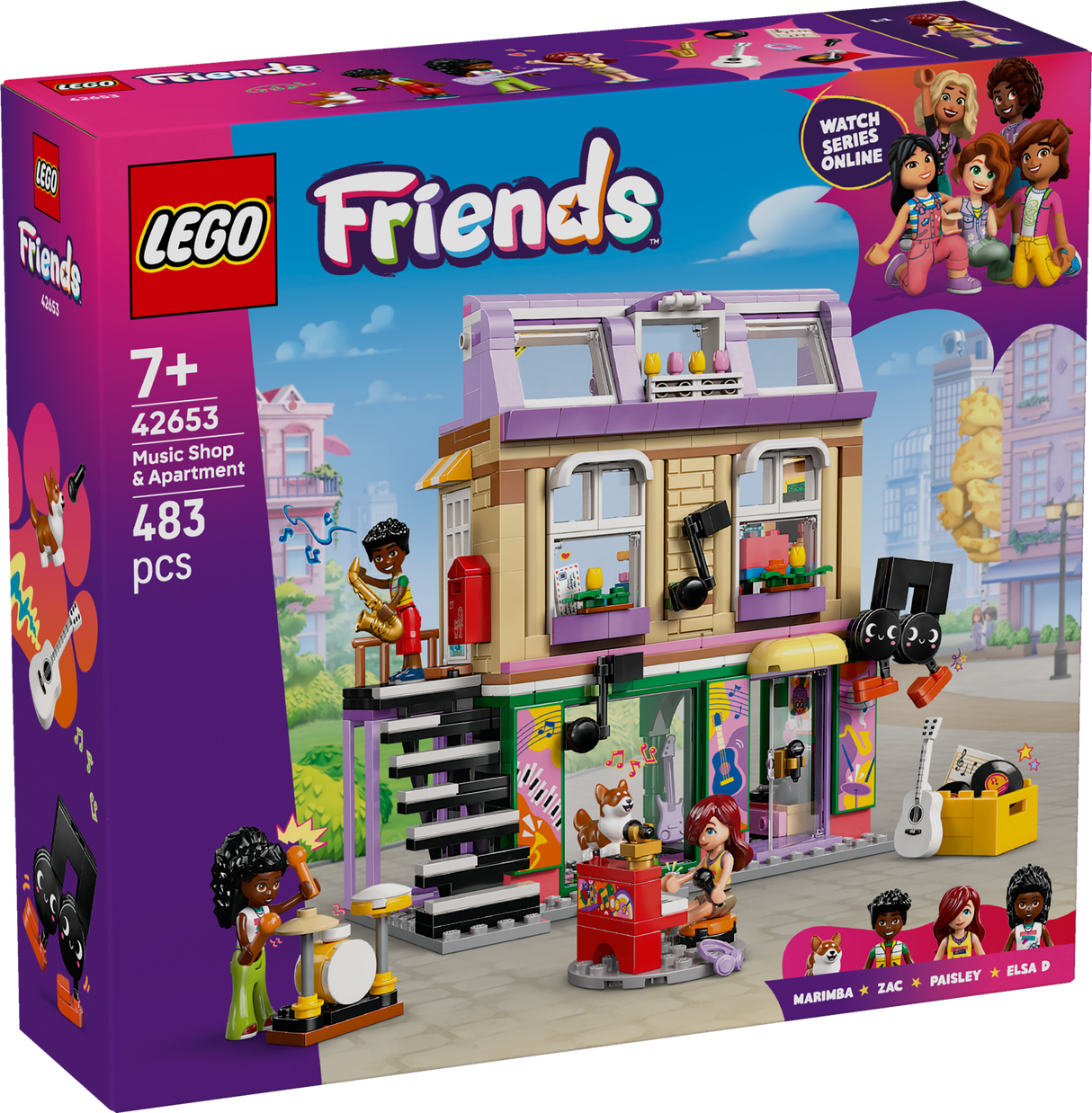 LEGO Friends Muusikapood ja korter 42653L