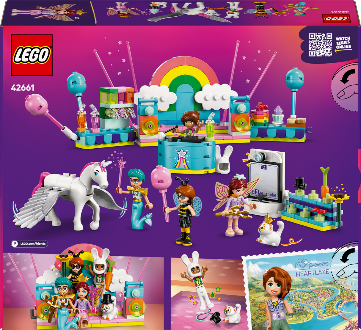 LEGO Friends Kostüümipidu ükssarviku ja haldjaga 42661L