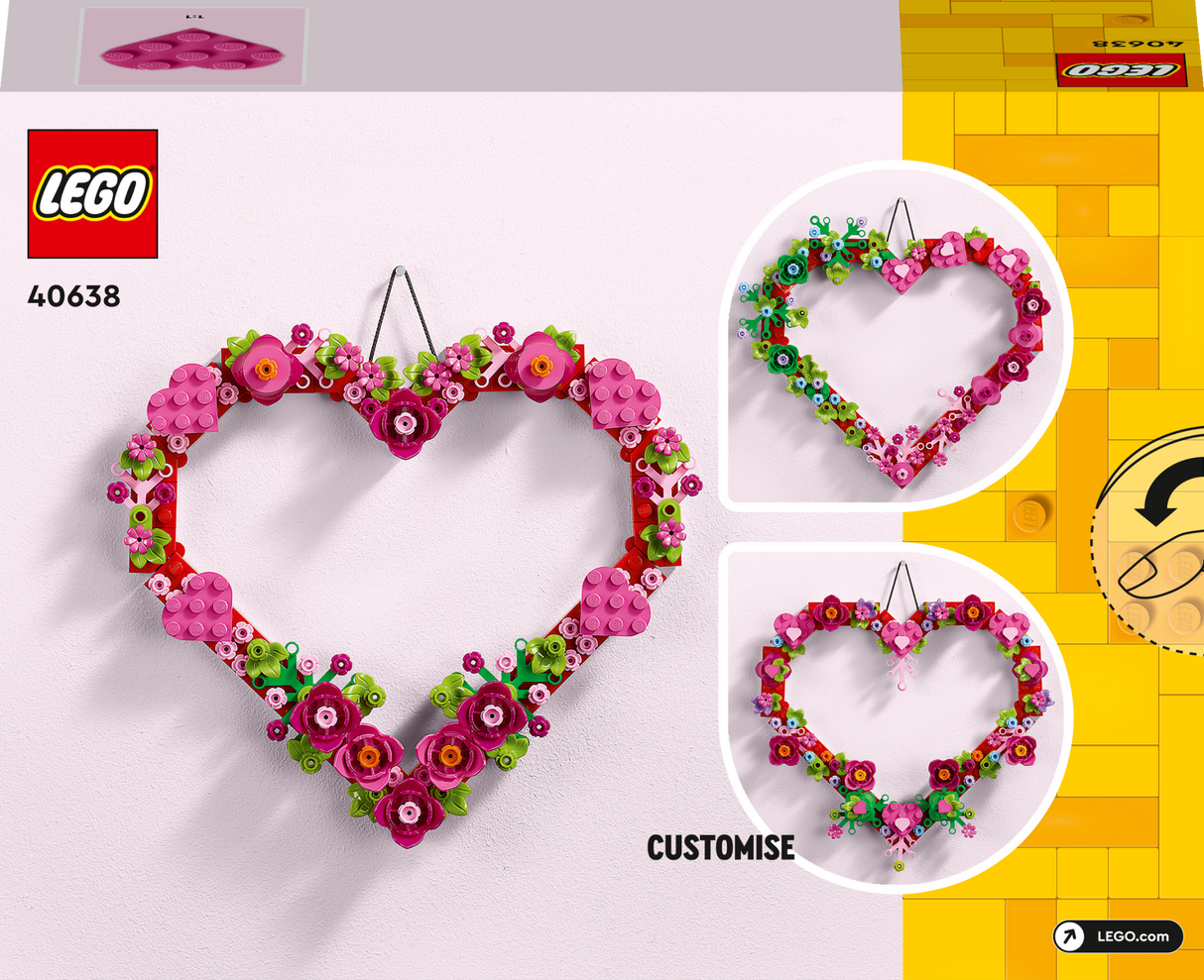 LEGO Südamekujuline ornament 40638L