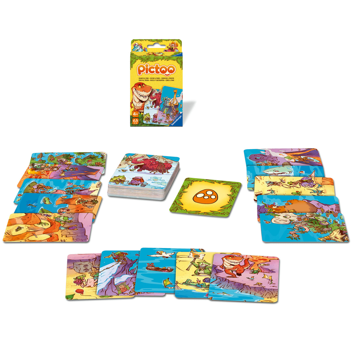 Ravensburger Pictoo kaardimäng: Dino 23479U