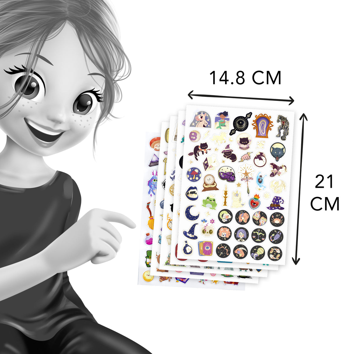 Buki kleebiste komplekt - fantaasia FK020I