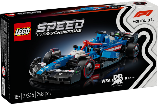 LEGO Speed Champions Visa Cash APP RB VCARB 01 F1 võidusõiduauto 77246L