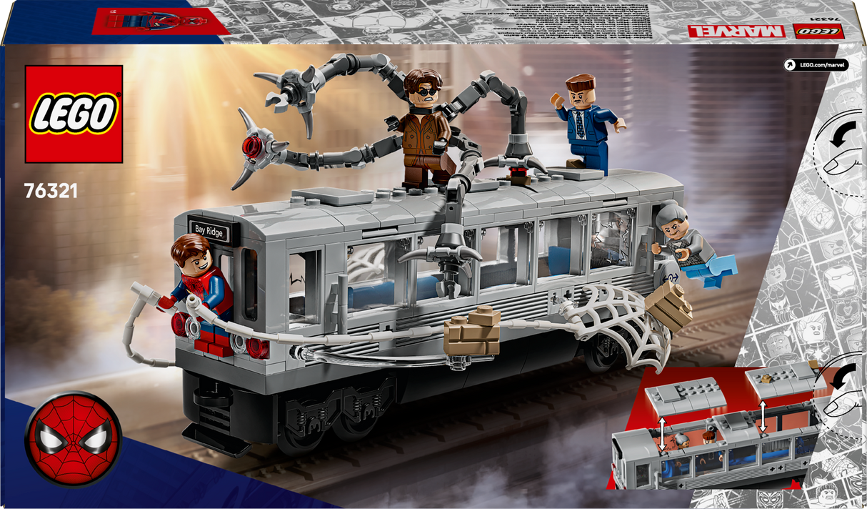 LEGO Super Heroes Spiderman vs. Doc Ock metroorongi stseen 76321L