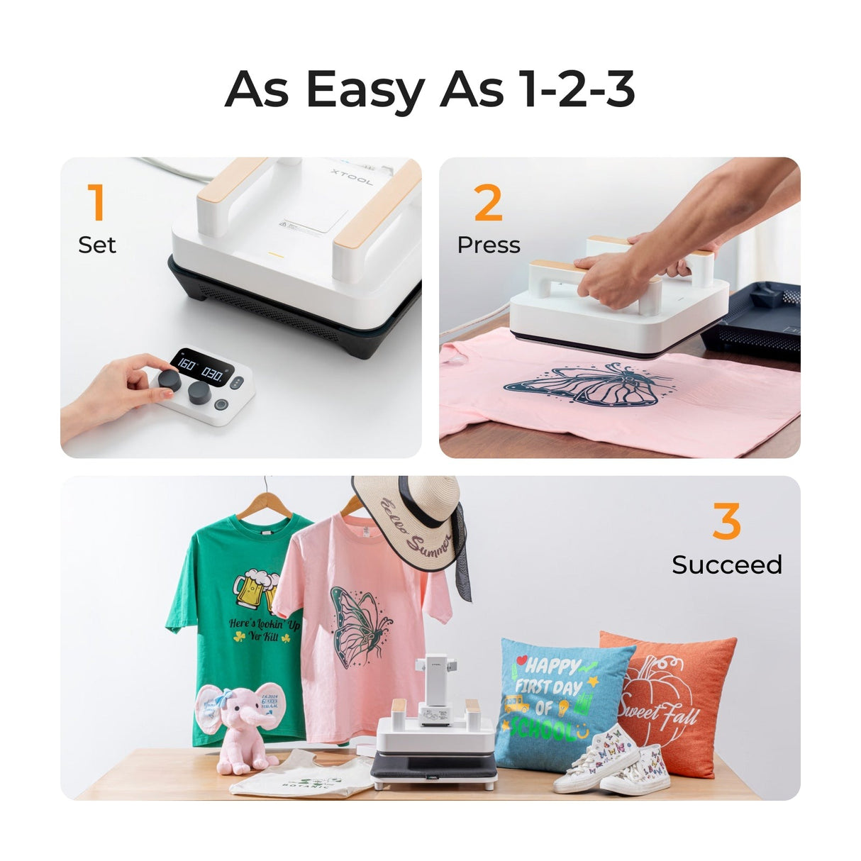 xTool kuumpressi kõik-ühes komplekt P5010328