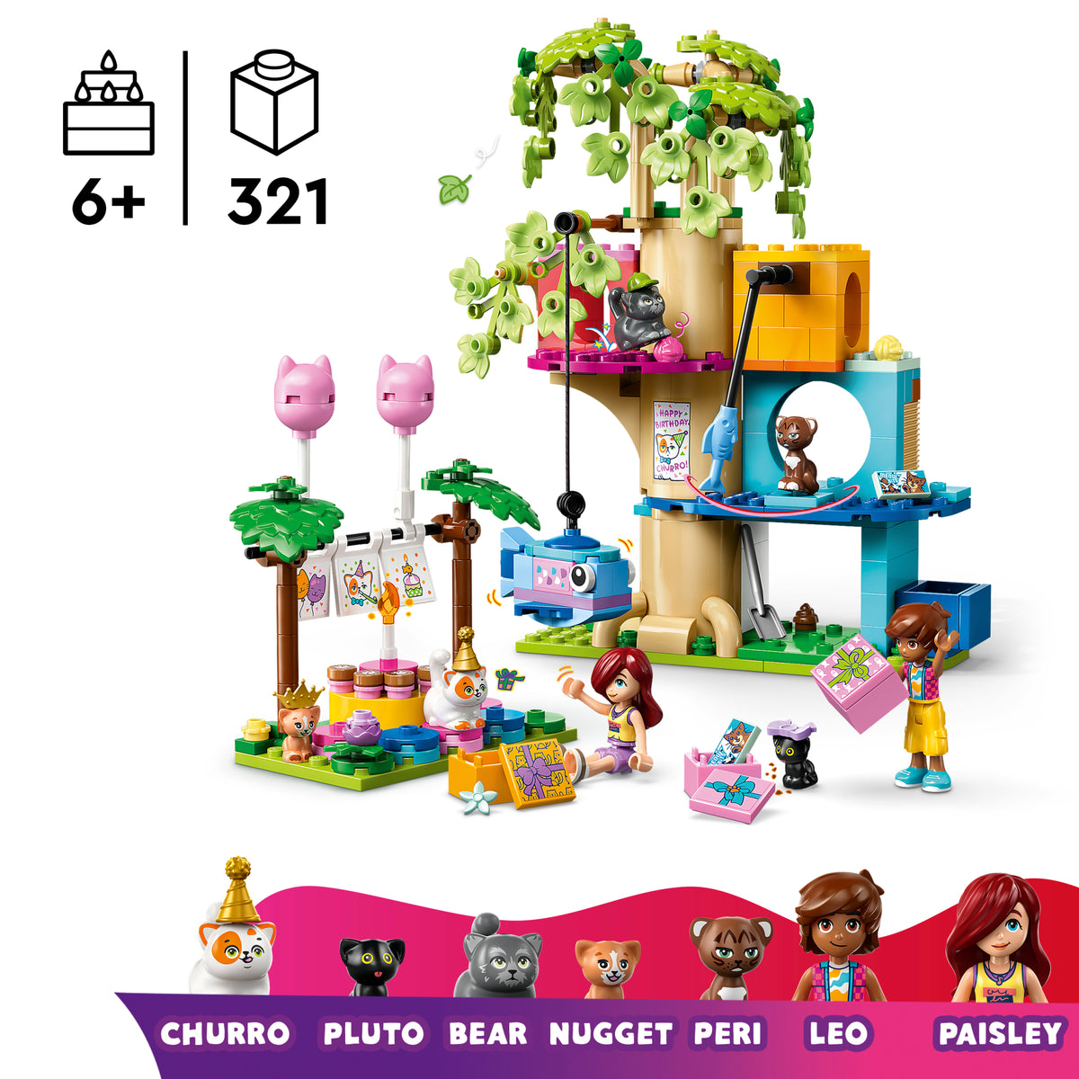 LEGO Friends Kassi sünnipäevapidu ja puuonn 42666L
