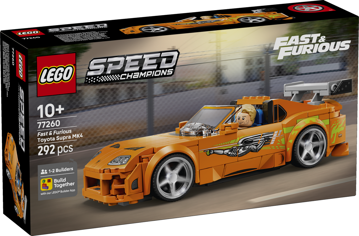 LEGO Speed Champions Kiired ja vihased Toyota Supra MK4 77260L