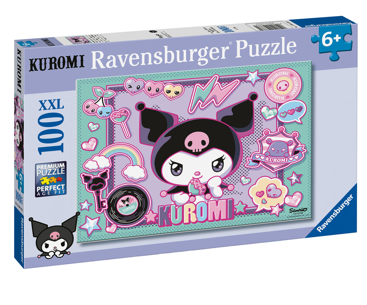 Ravensburger pusle 100 tk: Hello Kitty Kuromi ja sõbrad 12004333V