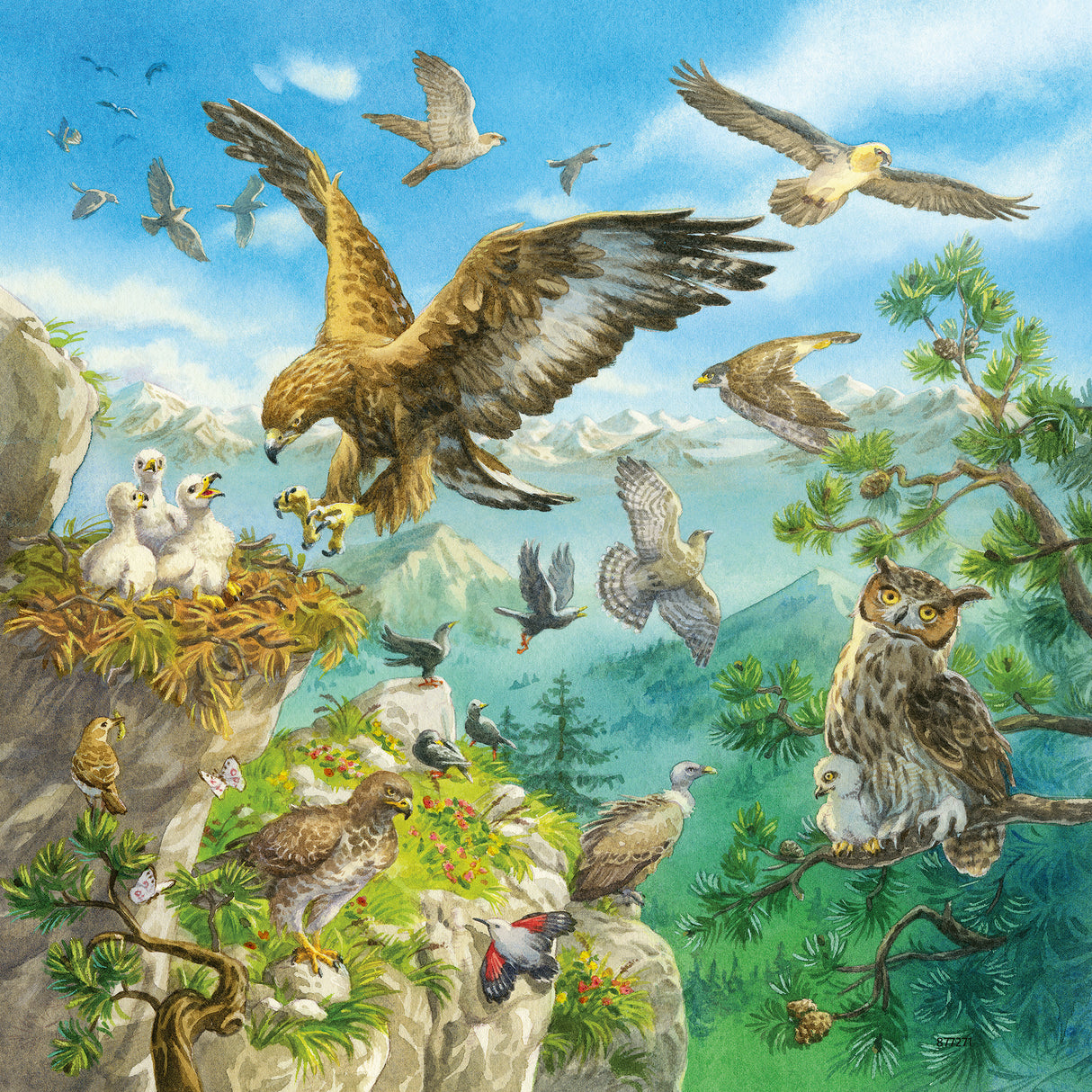 Ravensburger pusle 3x49 tk Metsloomad
 080502V