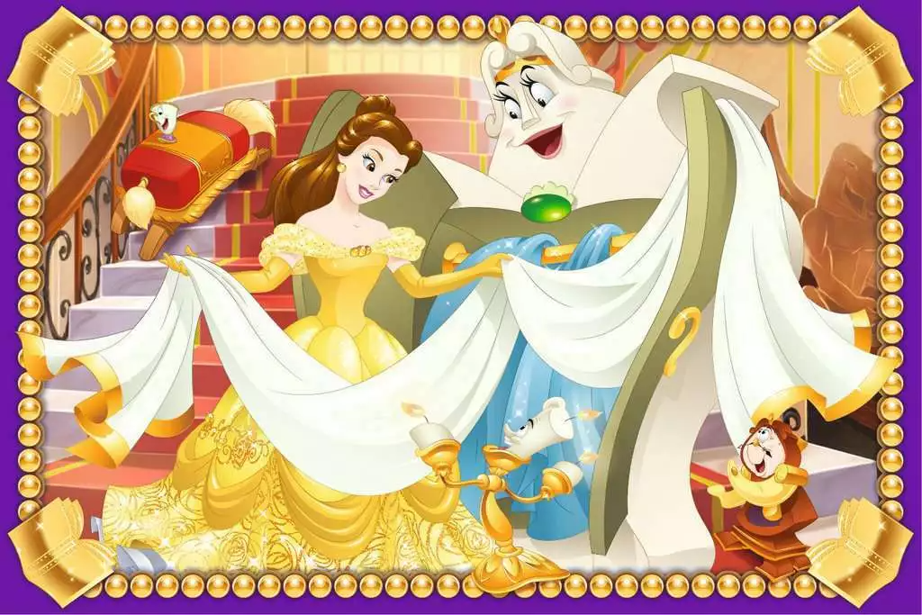 Ravensburger klotsipusle 6 tk Disney printsessid 074280V