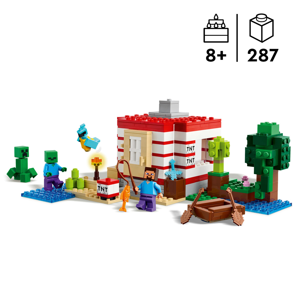 LEGO Minecraft TNT džunglimaja 21275L